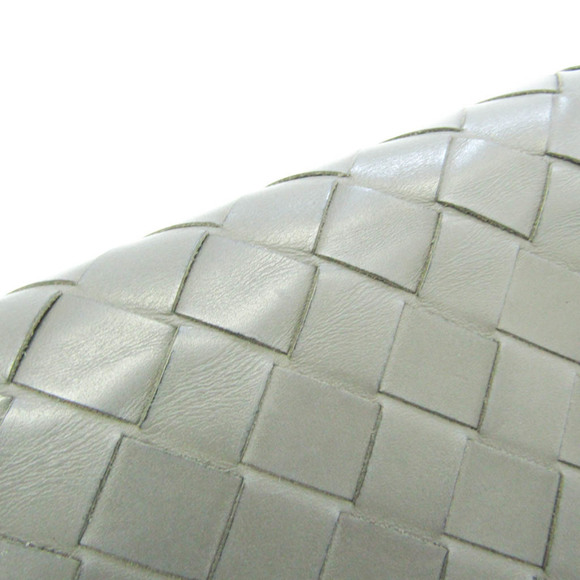 Bottega Veneta Intrecciato 134075 Women,Men Leather Long Wallet (bi-fold) Dar... - Picture 7 of 14